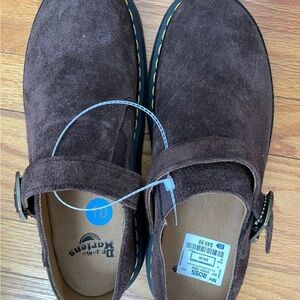Dr. Martens Chocolate Suede Slip-Ons